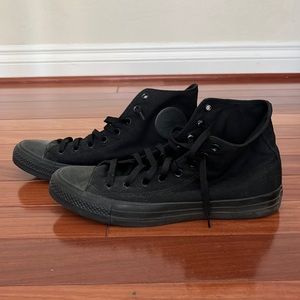 Black Converse High Tops Men’s Size 11